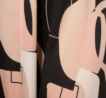Adrianna Papell Pants & Skirts|Co-Ord Sets*Abstract Print A Line Satin Midi Skirt In Black Modern Art