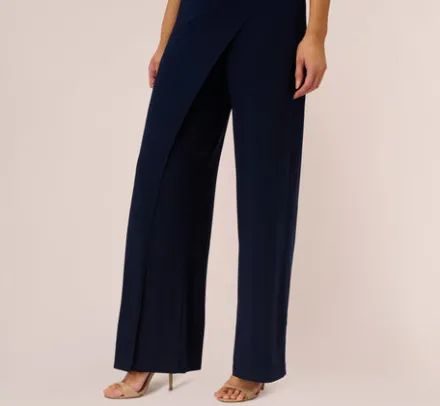 Adrianna Papell Jumpsuits|Beaded Dresses*Beaded One-Shoulder Matte Jersey Jumpsuit In