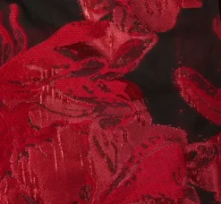 Adrianna Papell Wedding Guest Dresses|Day Dresses*Bow Jacquard Short Dress In Black Red