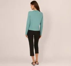 Adrianna Papell Tops & Blouses|Sweaters*Crochet Trim Button Down Cardigan Sweater In