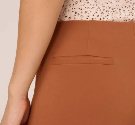 Adrianna Papell Pants & Skirts*Cropped Pull-On Pant With Tailored Details In