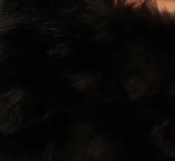 Adrianna Papell Shawls & Wraps*Faux Fur Wrap With Stone Brooch In
