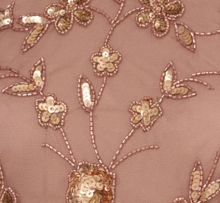 Adrianna Papell Wedding Guest Dresses|Formal Dresses*Floral Beaded Blouson Tea Length Dress In