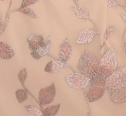 Adrianna Papell Wedding Guest Dresses|Day Dresses*Floral Embroidered Sheath Dress With Scalloped Detail In Champagne Multi