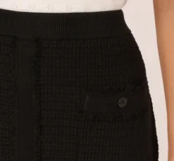 Adrianna Papell Pants & Skirts|Co-Ord Sets*Fray Trimmed Pencil Skirt With Pockets In
