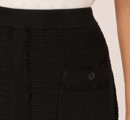 Adrianna Papell Pants & Skirts|Co-Ord Sets*Fray Trimmed Pencil Skirt With Pockets In