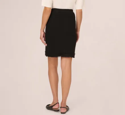 Adrianna Papell Pants & Skirts|Co-Ord Sets*Fray Trimmed Pencil Skirt With Pockets In