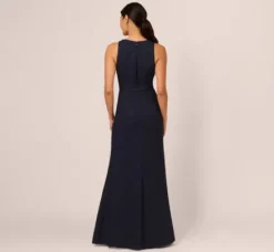 Adrianna Papell Wedding Guest Dresses|Formal Dresses*Glitter Boucle Stretch Gown In