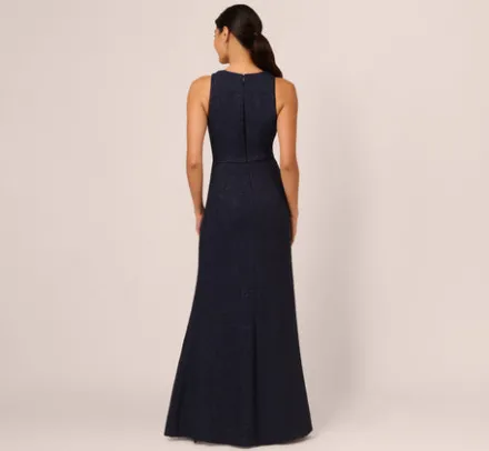 Adrianna Papell Wedding Guest Dresses|Formal Dresses*Glitter Boucle Stretch Gown In