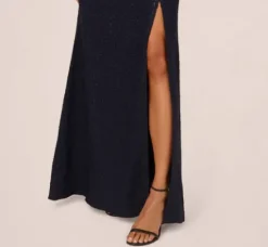 Adrianna Papell Wedding Guest Dresses|Formal Dresses*Glitter Boucle Stretch Gown In