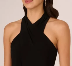 Adrianna Papell Jumpsuits|Day Dresses*Jersey Halter Jumpsuit With Overlay Details In