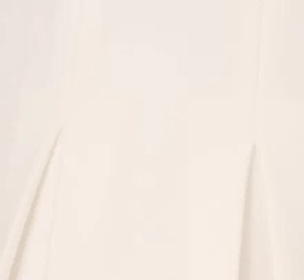 Adrianna Papell Day Dresses|Little White Dresses*Long Sleeve Tuxedo Mini Dress With Crystal Button Accents In
