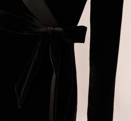 Adrianna Papell Wedding Guest Dresses|Day Dresses*Long Sleeve Velvet Tuxedo Dress In