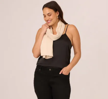 Adrianna Papell Shawls & Wraps|S'Hug®*Metallic S'Hug® With Tunnel Sleeves In