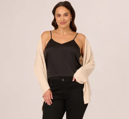 Adrianna Papell Shawls & Wraps|S'Hug®*Metallic S'Hug® With Tunnel Sleeves In
