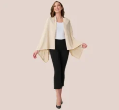 Adrianna Papell Shawls & Wraps|S'Hug®*Metallic S'Hug® With Tunnel Sleeves In