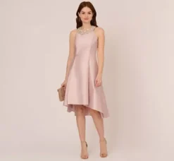 Adrianna Papell Wedding Guest Dresses*Mikado Short Party Dress In