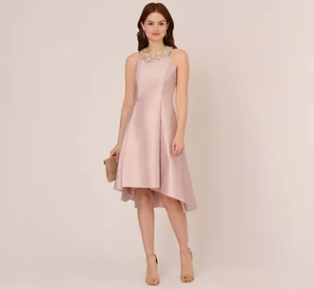 Adrianna Papell Wedding Guest Dresses*Mikado Short Party Dress In