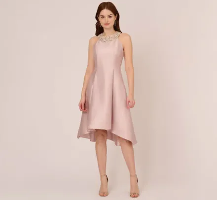 Adrianna Papell Wedding Guest Dresses*Mikado Short Party Dress In