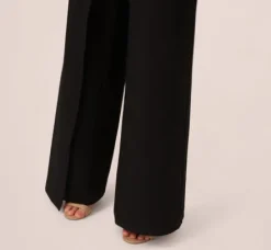 Adrianna Papell Jumpsuits*One Shoulder Bow Jumpsuit In