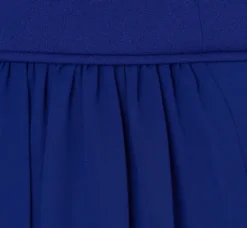 Adrianna Papell Wedding Guest Dresses|Formal Dresses*One-Shoulder Chiffon Long Gown In Royal Sapphire