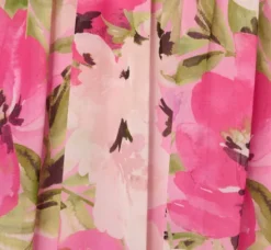 Adrianna Papell Wedding Guest Dresses|Formal Dresses*Painterly Floral Print Off The Shoulder Gown With Twisted Bust In Pink Multi