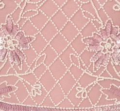 Adrianna Papell Wedding Guest Dresses|Formal Dresses*Plus Size Beaded Ankle-Length Dress With Sheer Neckline In Dusted Petal Ivory