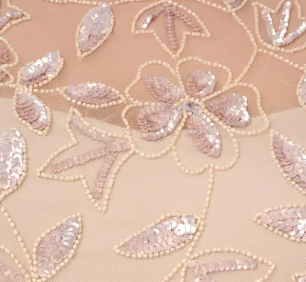 Adrianna Papell Wedding Guest Dresses|Formal Dresses*Plus Size Illusion Floral Beaded Gown With Sheer Long Sleeves In