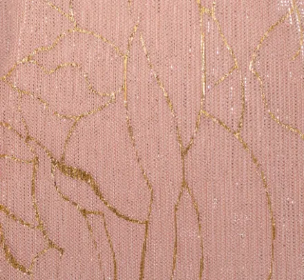 Adrianna Papell Wedding Guest Dresses|Formal Dresses*Plus Size Metallic Mesh Draped Gown In Rose Gold