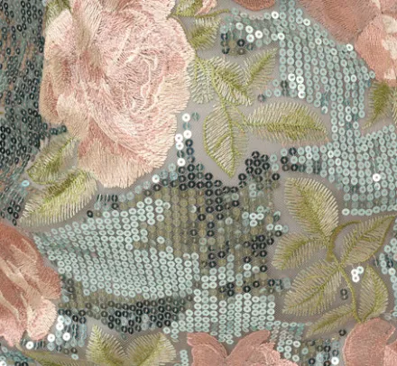 Adrianna Papell Wedding Guest Dresses|Formal Dresses*Plus Size Sequin Embroidery Short Dress In Sage Multi