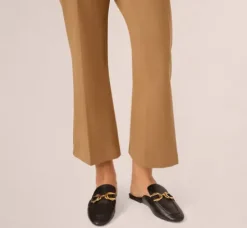 Adrianna Papell Pants & Skirts|Co-Ord Sets*Ponte Knit Pull On Pant With Kick Flare Hem In Rich Camel