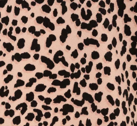 Adrianna Papell Tops & Blouses|Co-Ord Sets*Printed V Neck Top With Cuffed Three Quarter Sleeves In Tan Shadow Leopard