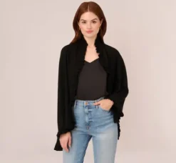 Adrianna Papell S'Hug®*Ruffled S'Hug® With Hidden Tunnel Sleeves In