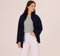Adrianna Papell S'Hug®*Ruffled S'Hug® With Hidden Tunnel Sleeves In
