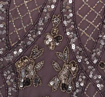 Adrianna Papell Wedding Guest Dresses|Formal Dresses*Sequin Beaded Gown With Sheer Cape Sleeves In