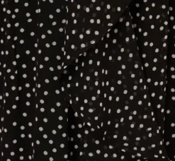 Adrianna Papell Wedding Guest Dresses|Day Dresses*Shirred Dot Chiffon Midi Dress In Black Ivory