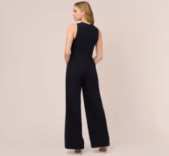 Adrianna Papell Jumpsuits*Sleeveless Asymmetrical Jumpsuit In