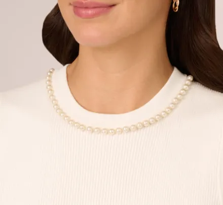 Adrianna Papell Tops & Blouses|Sweaters*Sleeveless Pearl Neck Sweater In