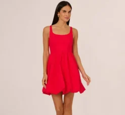 Adrianna Papell Wedding Guest Dresses|Day Dresses*Square Neck Bubble Dress In