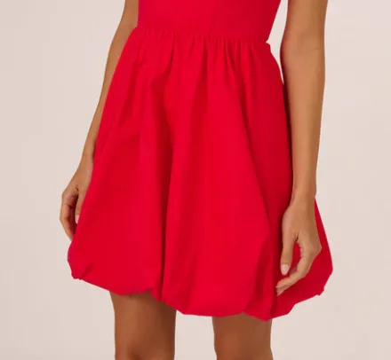 Adrianna Papell Wedding Guest Dresses|Day Dresses*Square Neck Bubble Dress In