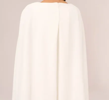 Adrianna Papell Ap Exclusives|Day Dresses*Structured Cape Sheath Dress In