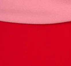 Adrianna Papell Wedding Guest Dresses|Day Dresses*Three Quarter Sleeve Colorblock Dress With Tie Front In Pink Red